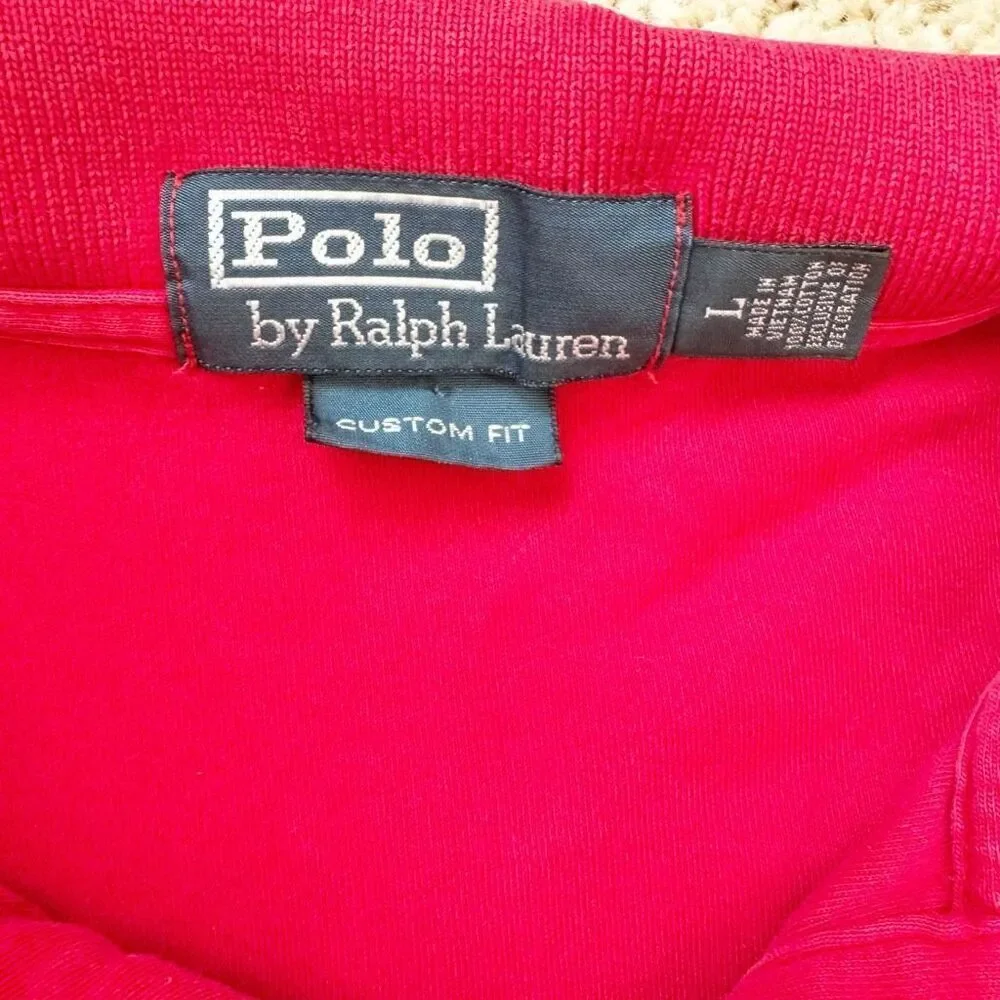 Polo Ralph Lauren Soft Cotton Classic-Fit Polo Shirt Men’s Size Large Preowned L